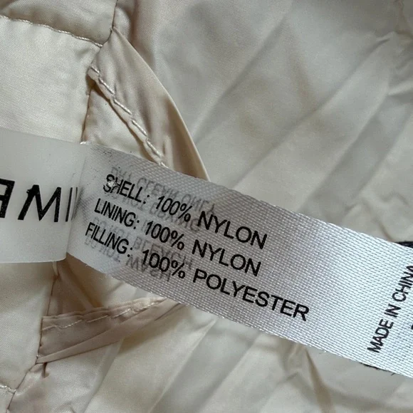 Kimberly Quilted Puffer Snap Jacket - Cream. Womens Size Medium. NWT. Oversized - Picture 9 of 11